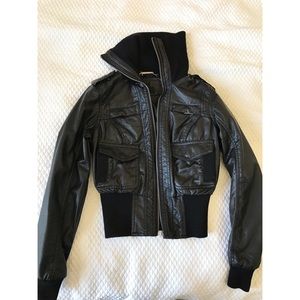 Women’s Faux Leather Jacket